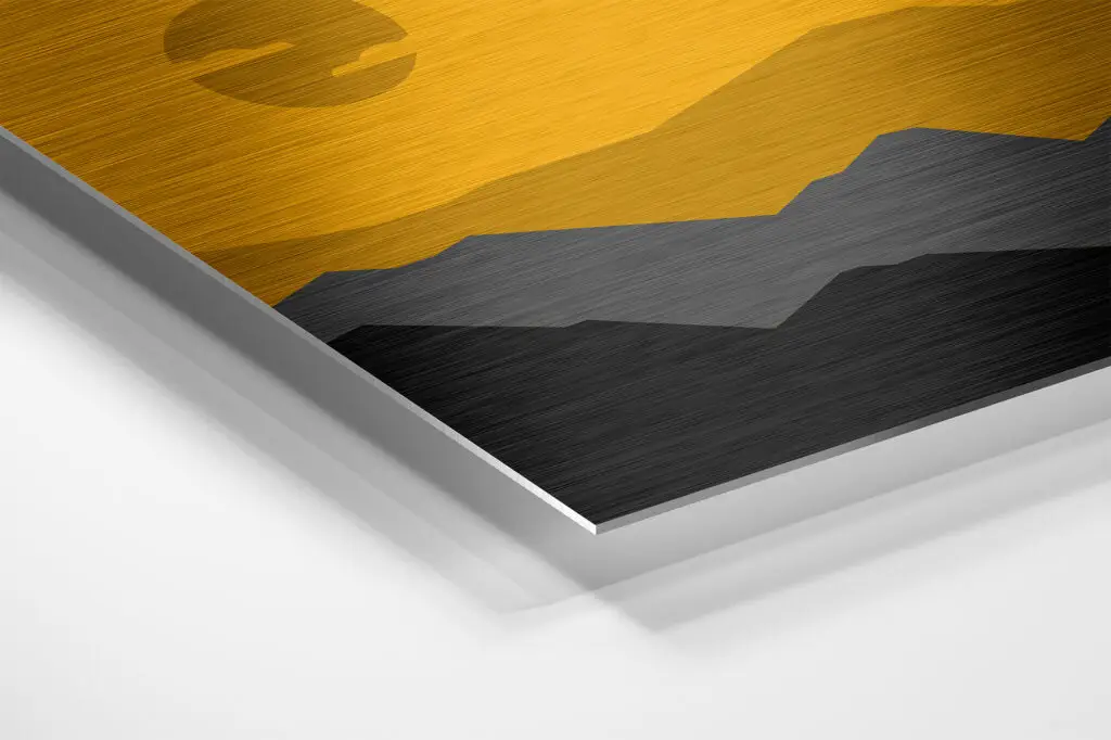 Aluminium geborsteld