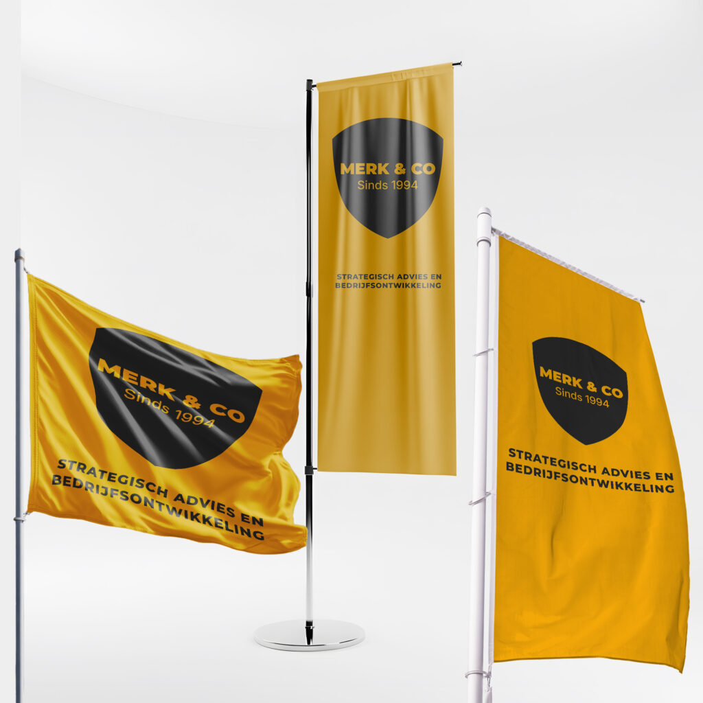 Alle vlaggen bedrukt