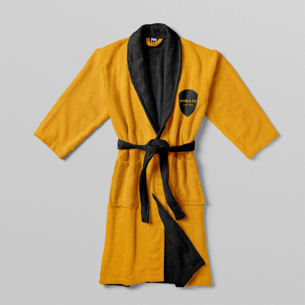 Badjas bedrukt voorkant