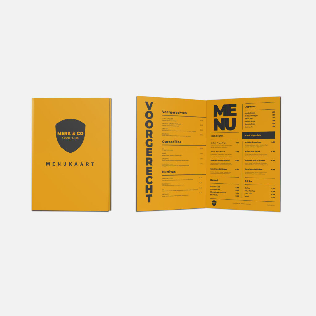 Menukaart