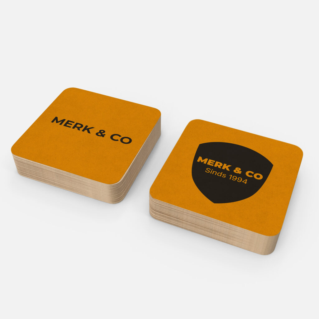 Papieren onderzetters