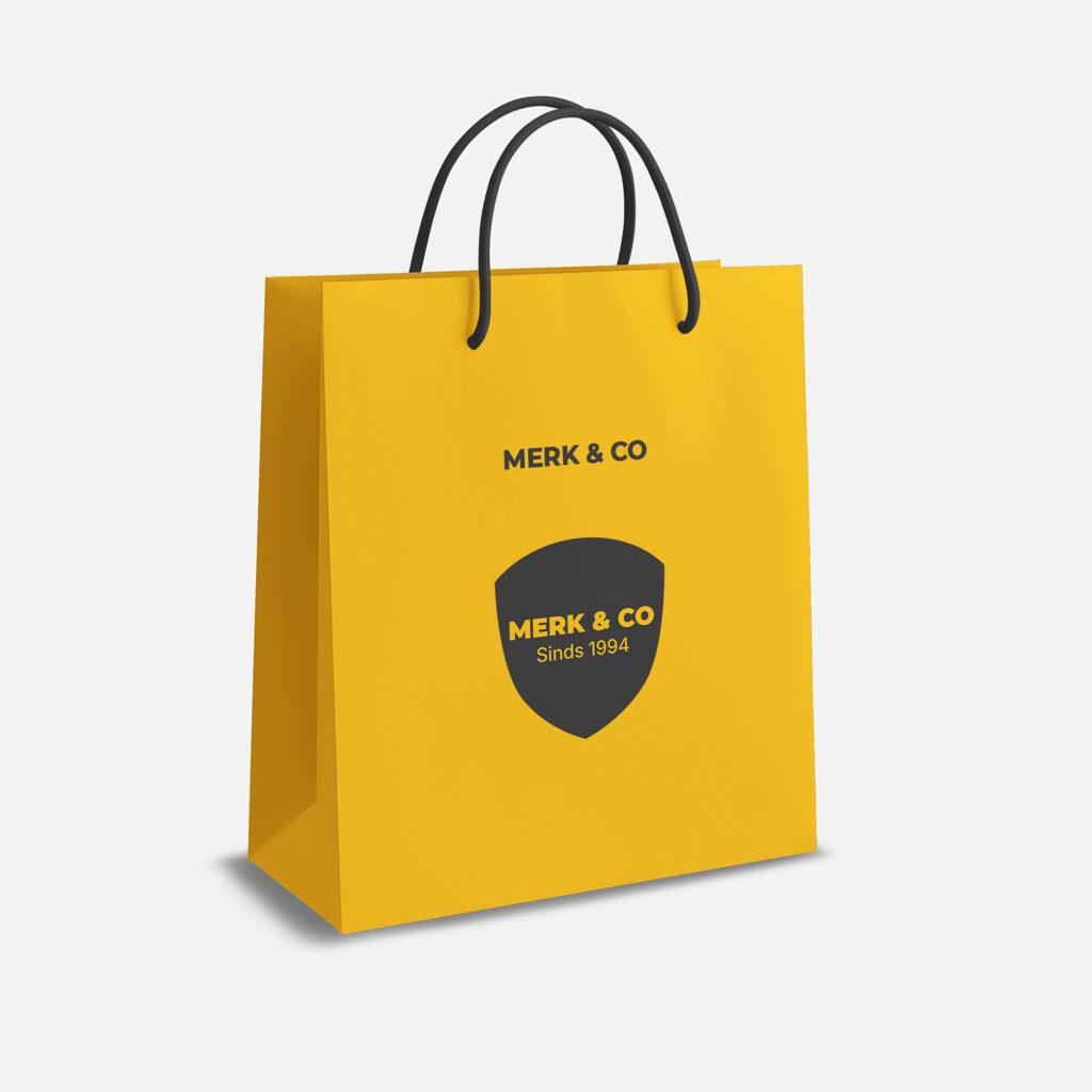 Papieren tas bedrukt