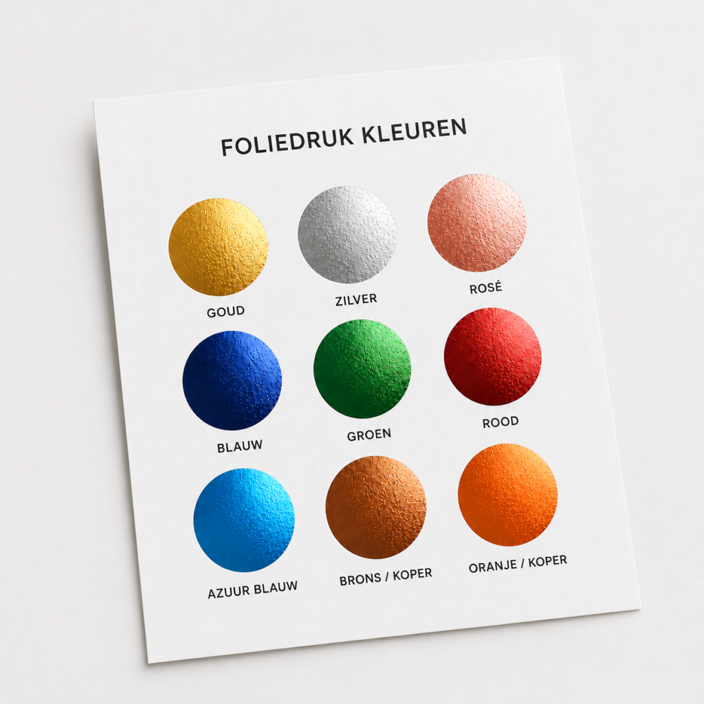 Foliedruk kleuren